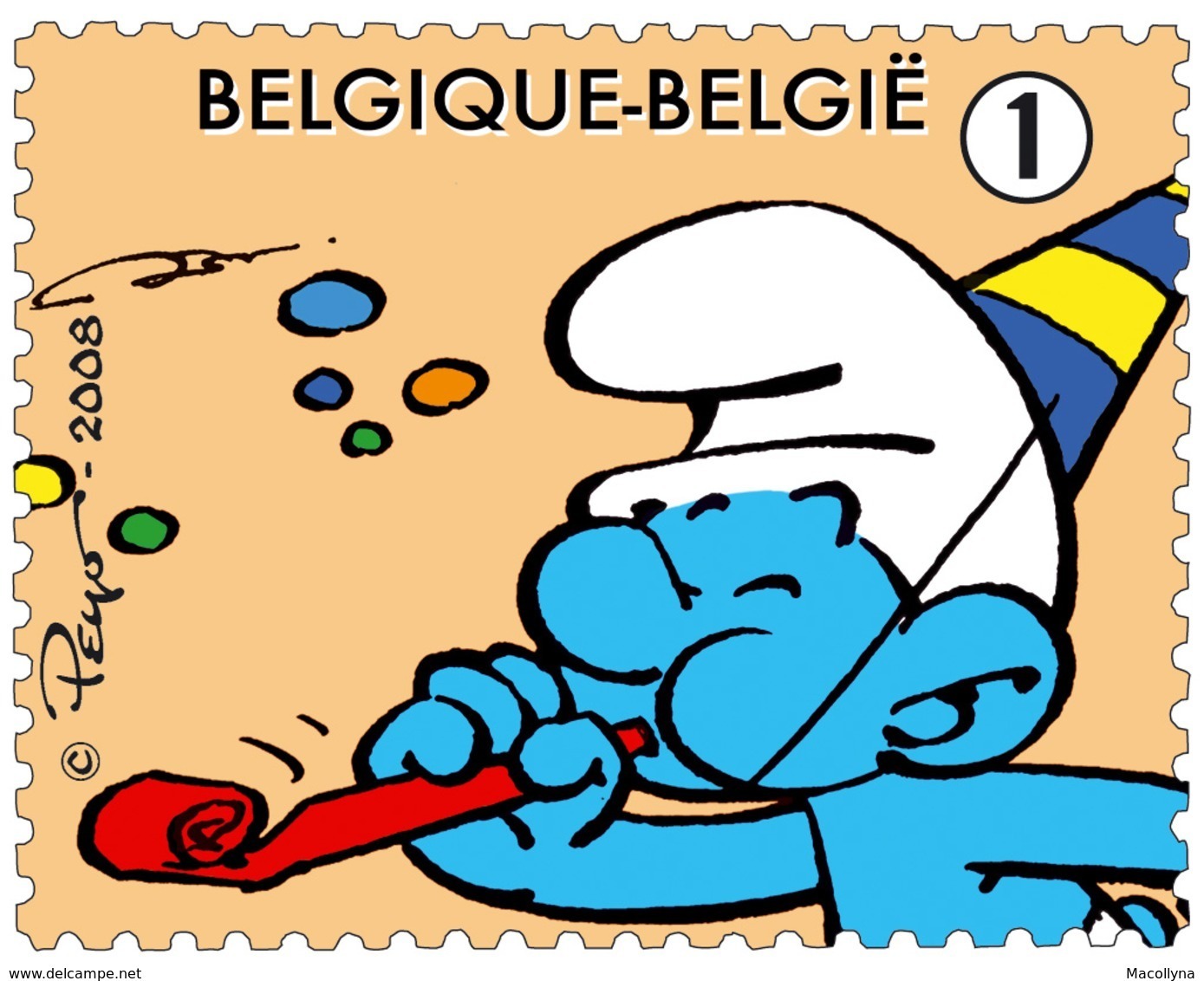 BLOK 159** Postfris 50 jaar Smurfen  3809/13**  / Les Schtroumpfs  / The Smurfs / Peyo