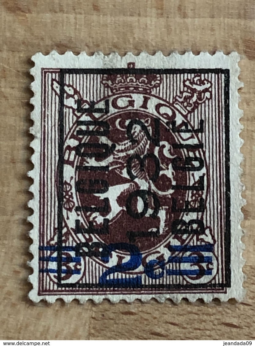 252A Belgique 1932 Belgie TB - Typografisch 1929-37 (Heraldieke Leeuw)