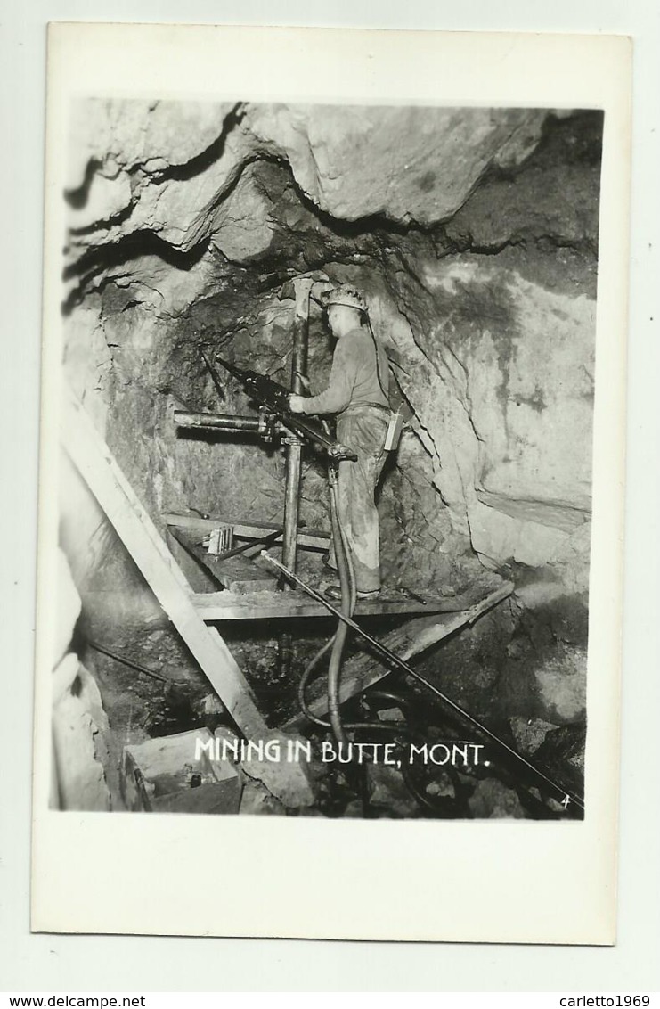 MINING IN BUTTE, MONTANA - FOTOGRAFICA  - NV  FP - Butte