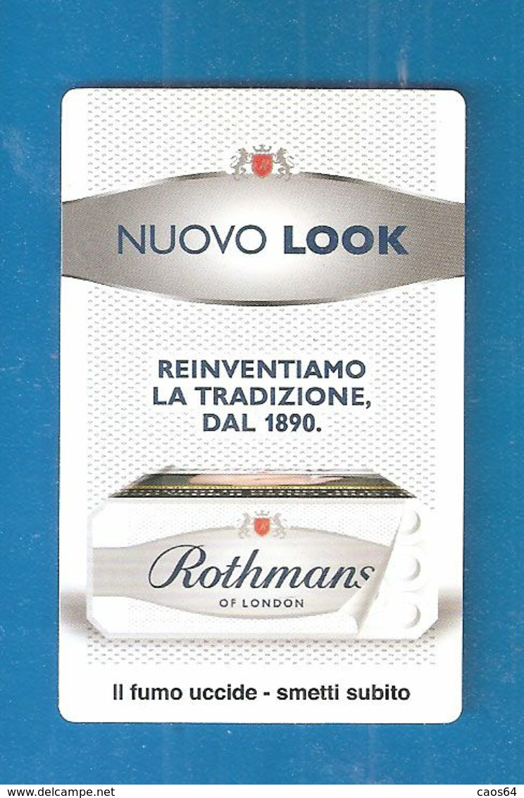 ROTHMANS Pubblicità Interna Pacchetto Sigarette - Objets Publicitaires