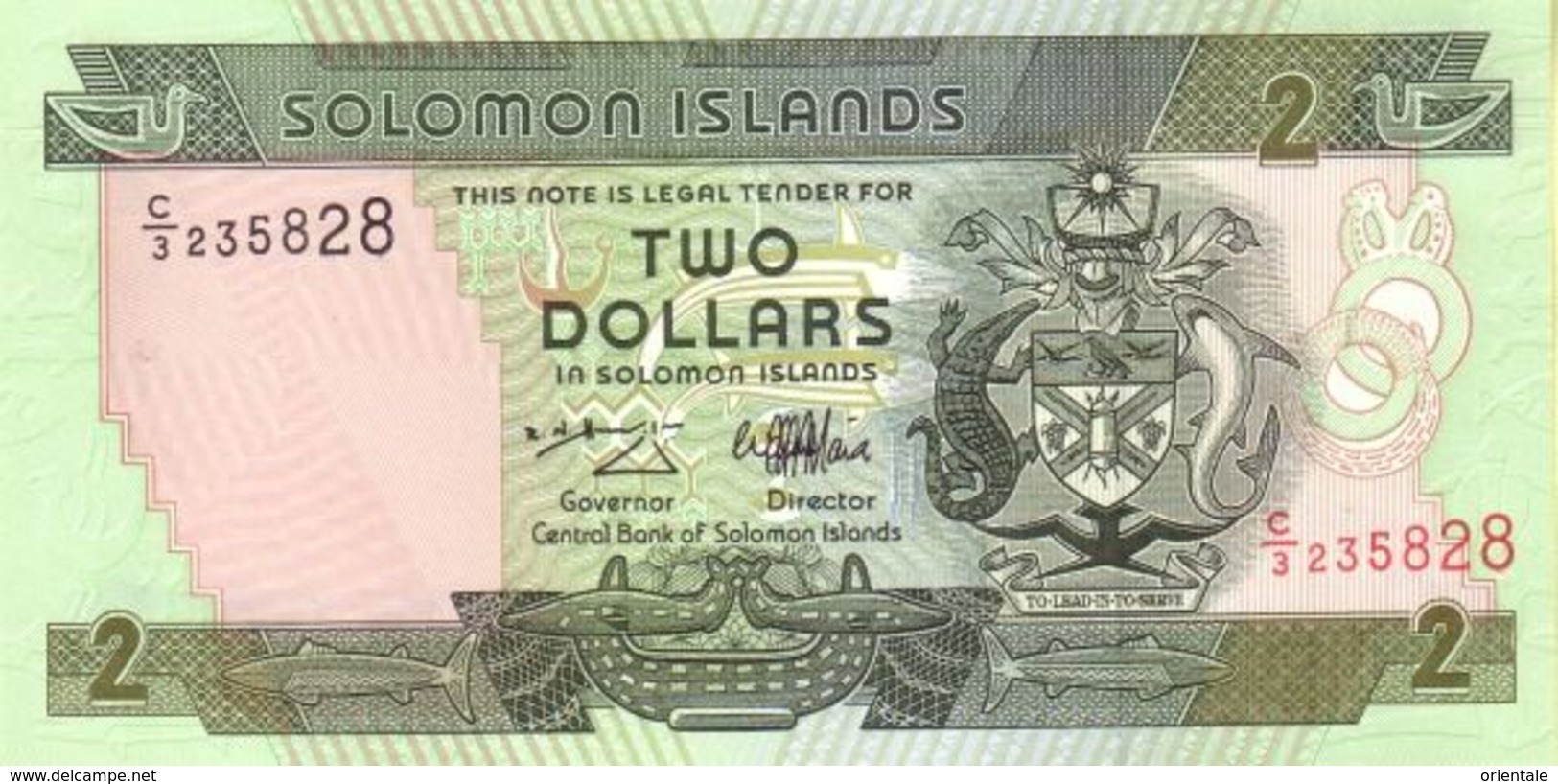 SOLOMON ISLANDS P. 18 2 D 1997 UNC - Solomon Islands