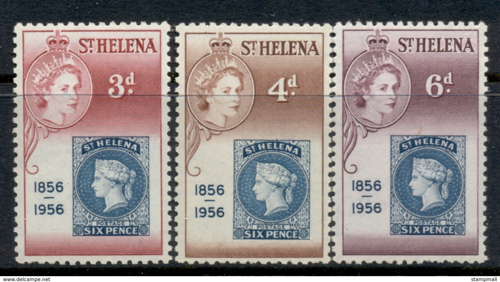 St Helena 1956 Stamp Centenary MUH - St. Helena