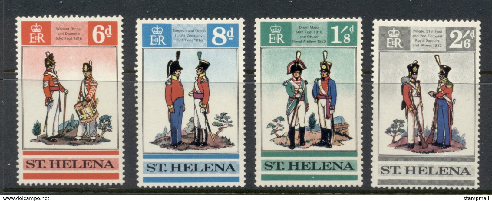 St Helena 1969 British Uniforms MUH - Saint Helena Island