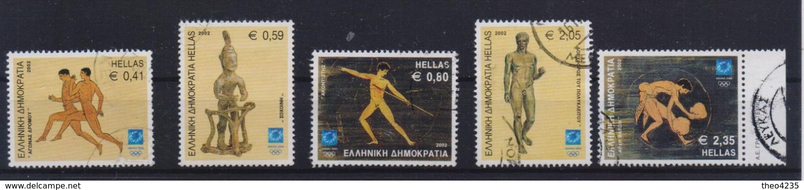 GREECE STAMPS 2002/ ATHENS 2004:THE ANCIENT GAMES-15/3/02-USED-COMPLE TE SET(100) - Oblitérés