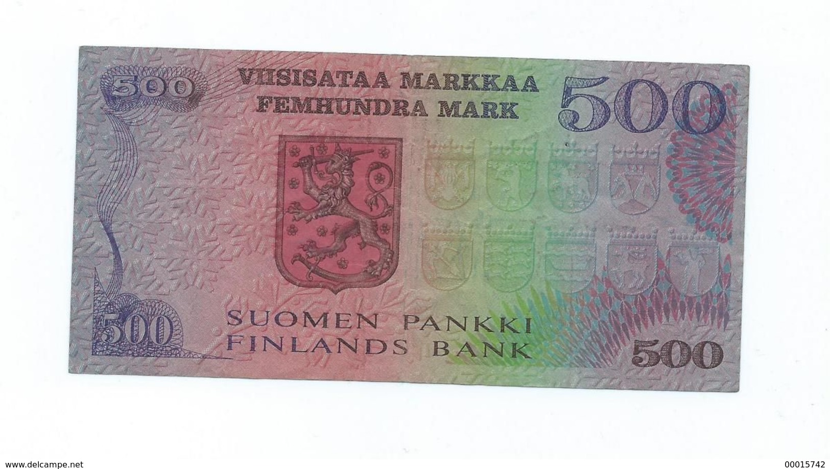 FINLAND 500 MK 1975 2 Pcs A+B  D-0374 - Finlandia