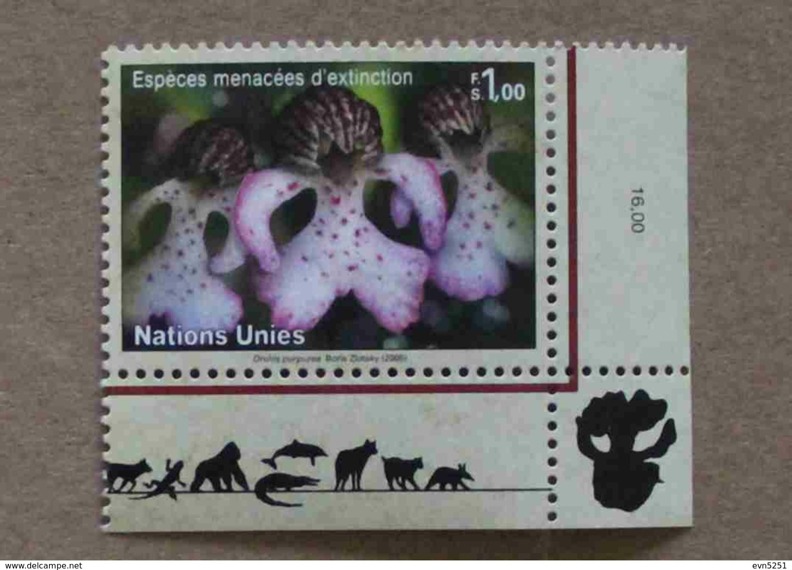 Ge05-01 : Nations-Unies (Genève) / Protection De La Nature - Orchis Pourprée (Orchis Purpurea) - Nuovi