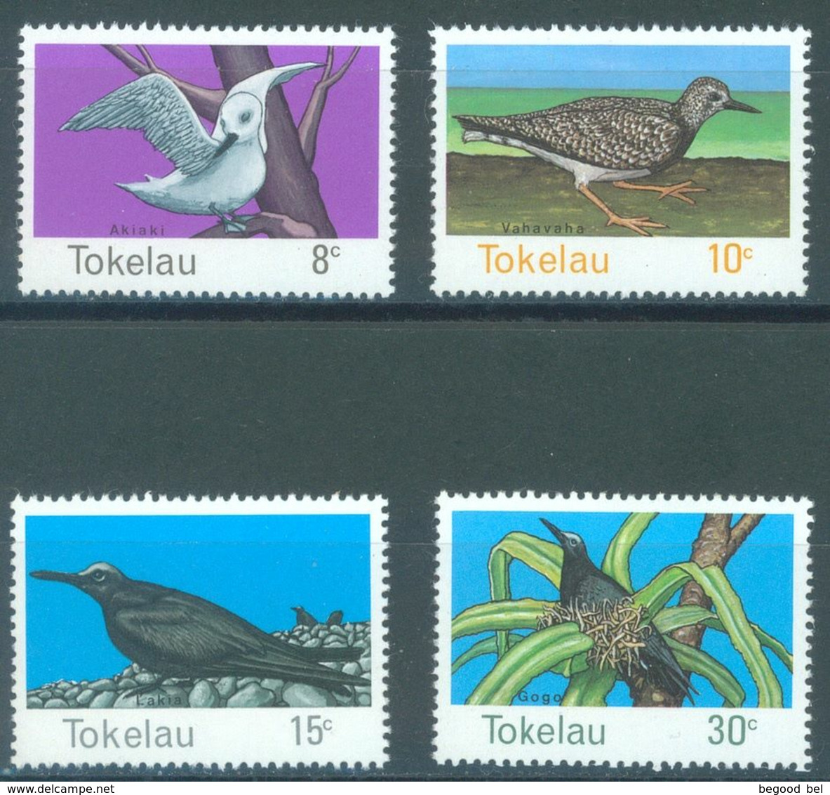 TOKELAU - MNH/** - 1977  - BIRDS - Yv 57-60 -  Lot 21932 - Tokelau