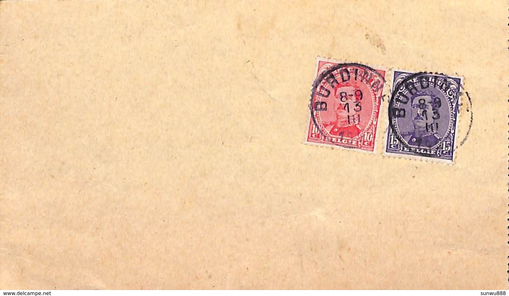 Croix Rouge De Belgique - Carte De Membre 1922 (timbres) - 1900 – 1949