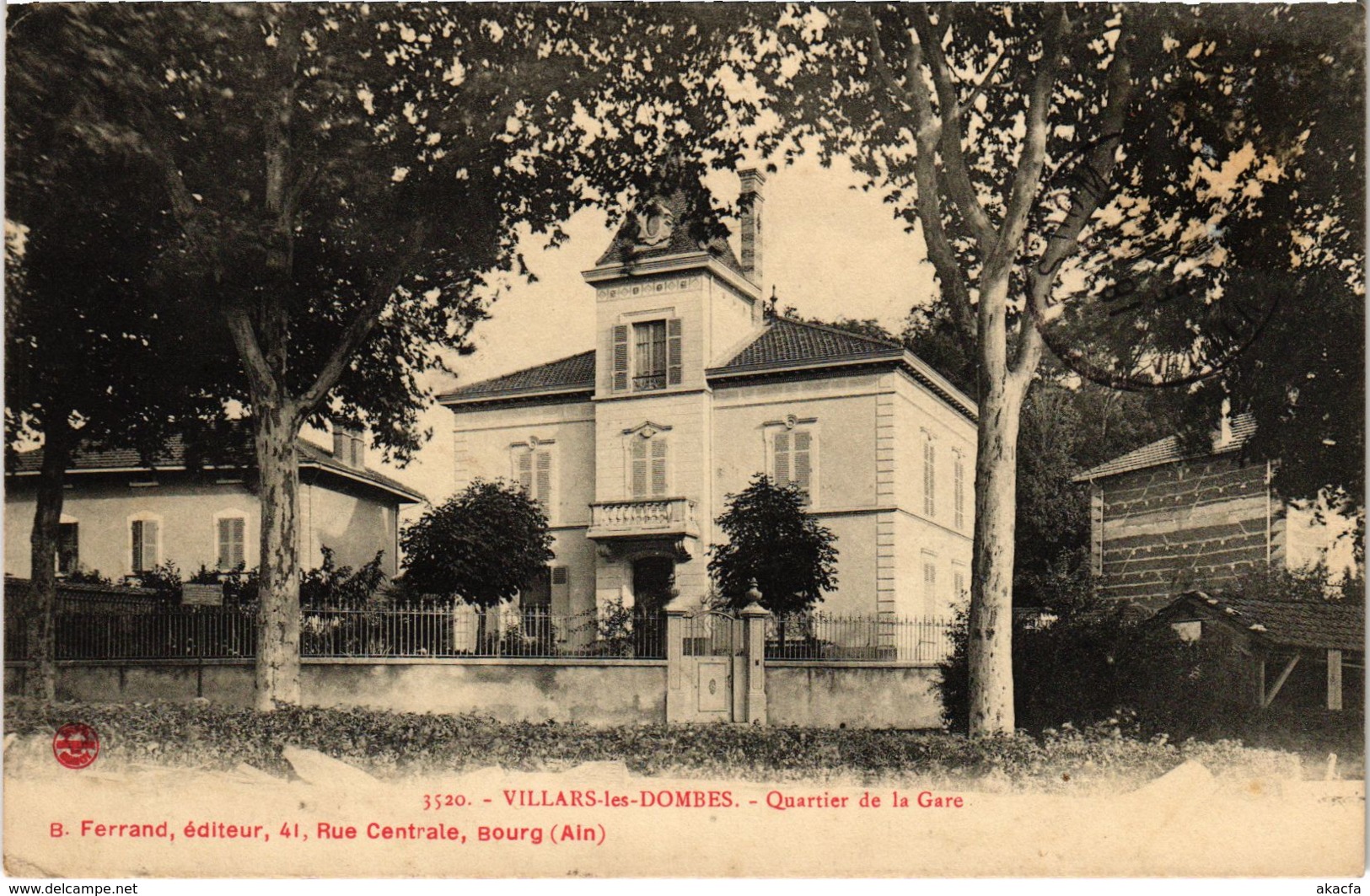 CPA VILLARS Les DOMBES - Quartier De La Gare (89368) - Villars-les-Dombes