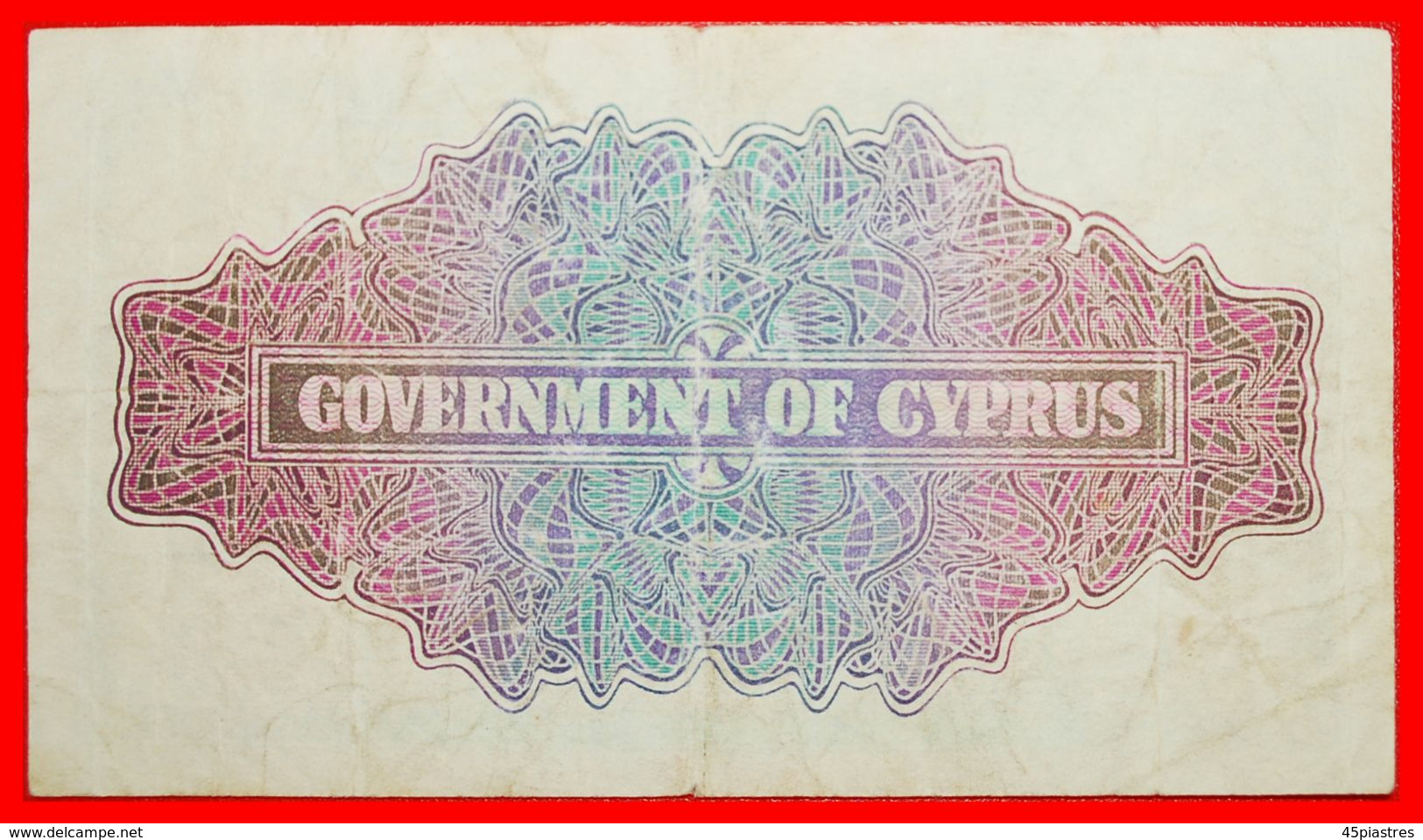 ~ GREAT BRITAIN (1939-1947): CYPRUS ★ 2 SHILLINGS 1945 UNCOMMON! LOW START ★ NO RESERVE! - Cyprus