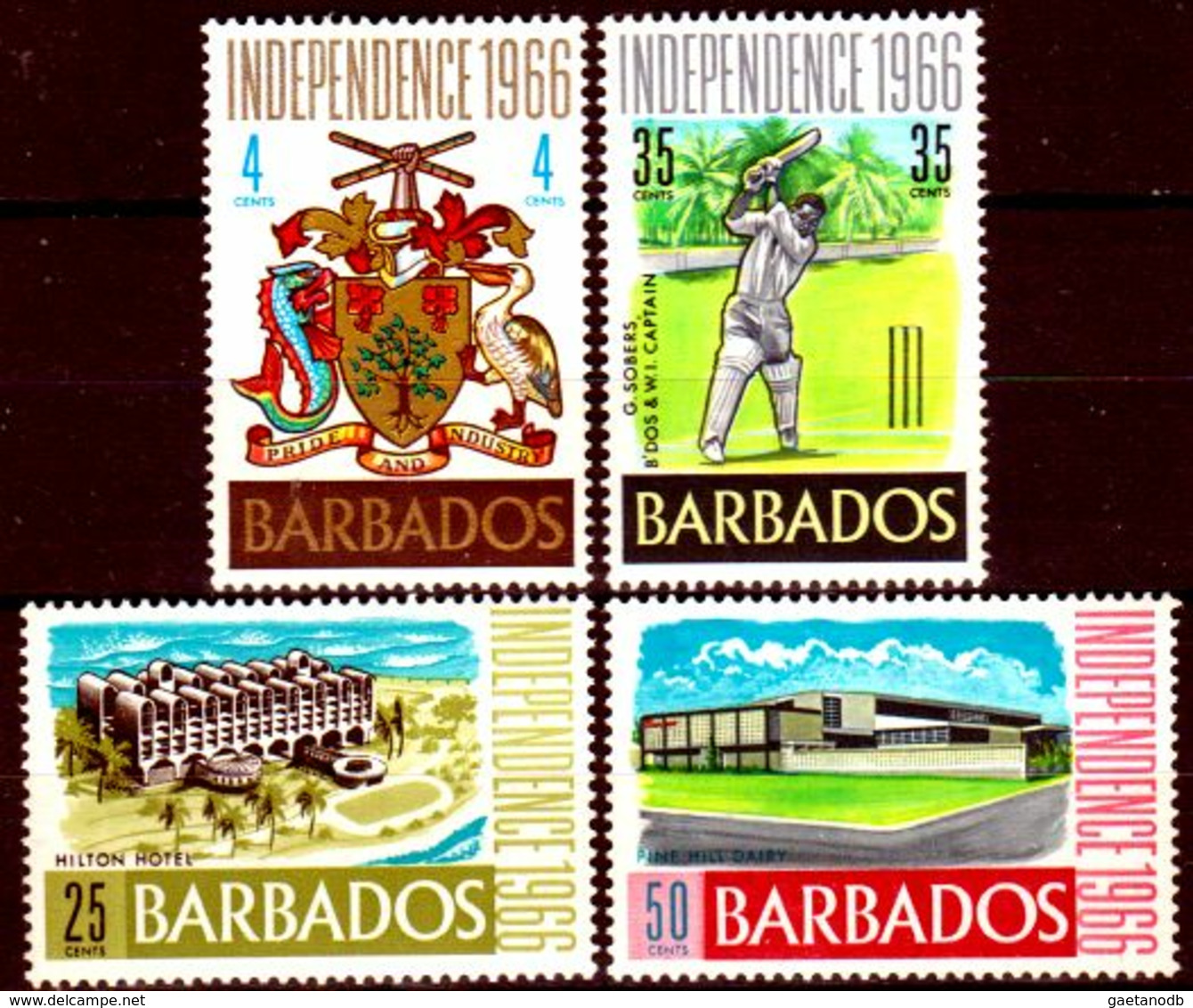 B151-Barbados 1966 (+) LH - Senza Difetti Occulti - - Barbados (...-1966)