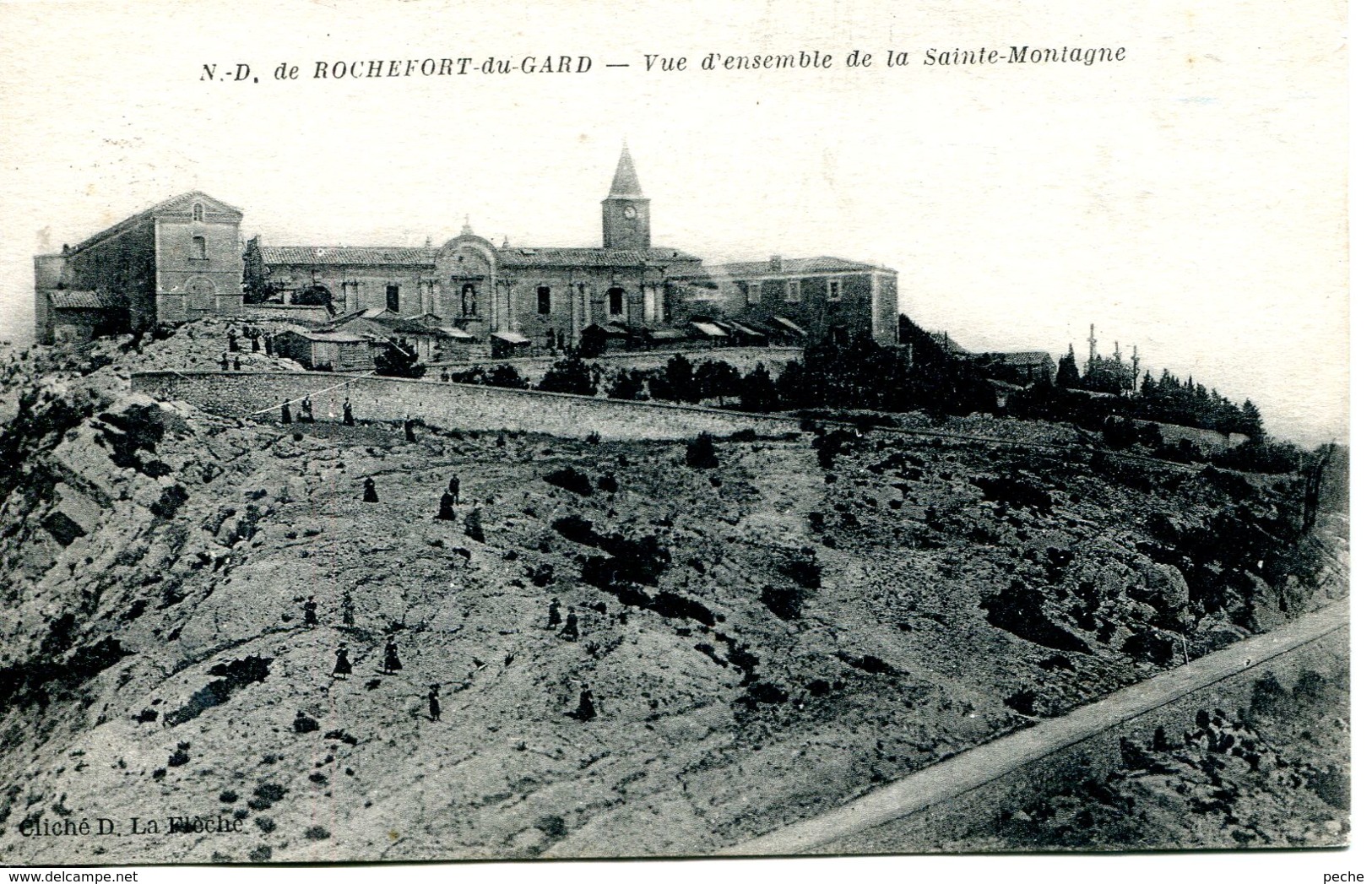 N°2495 R -cpa Rochefort Du Gard -vue D'ensemble De La Sainte Montagne- - Rochefort-du-Gard