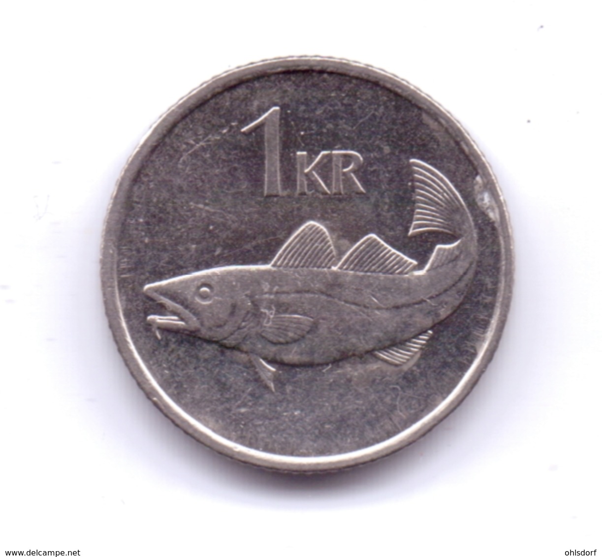 ICELAND 1996: 1 Krona, KM 27a - Islande