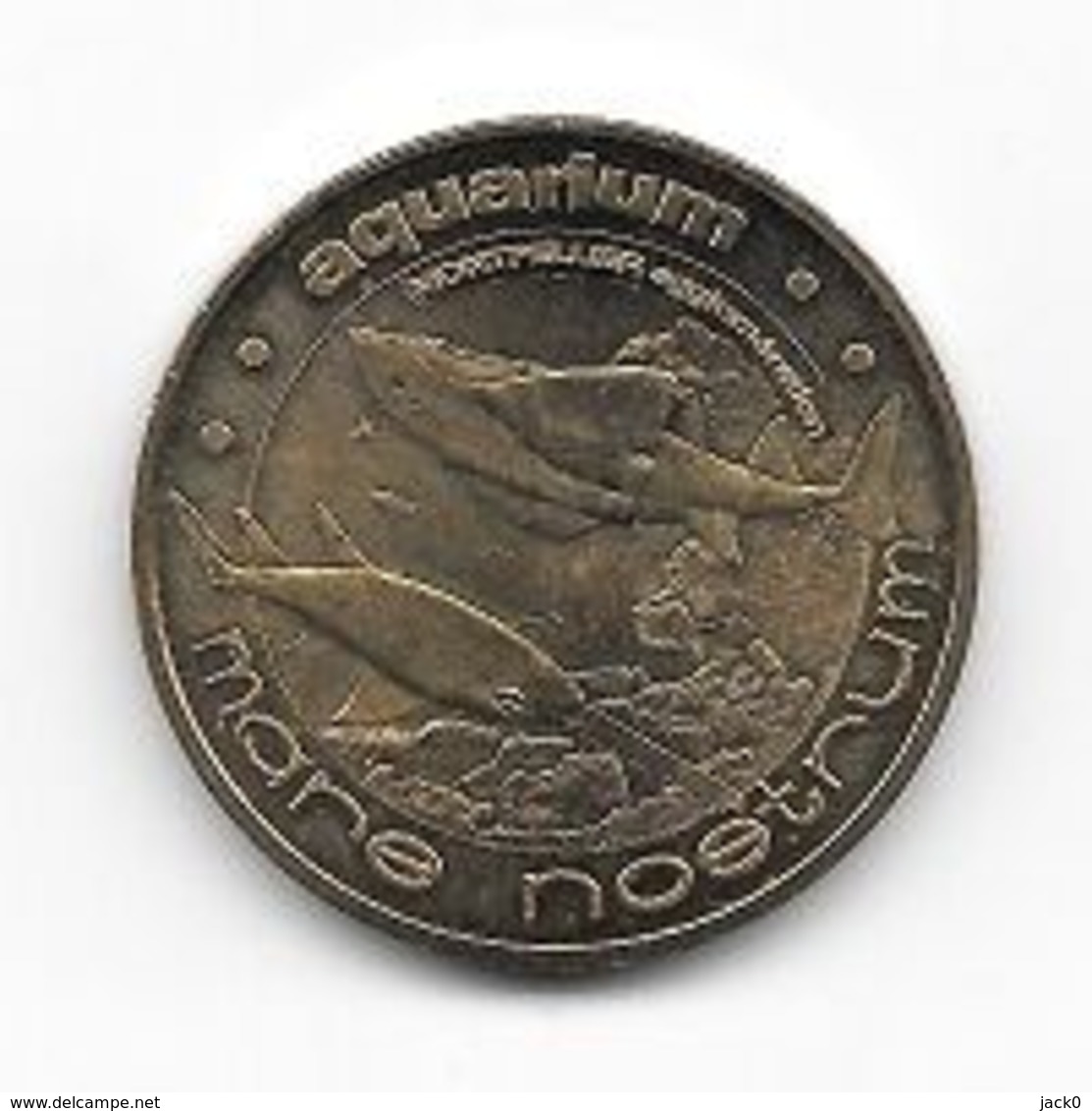 Médaille Touristique, Ville, Monnaie De Paris  2004, AQUARIUM  MARE  NOSTRUM, MONTPELLIER  AGGLOMERATION  ( 34 ) - 2009