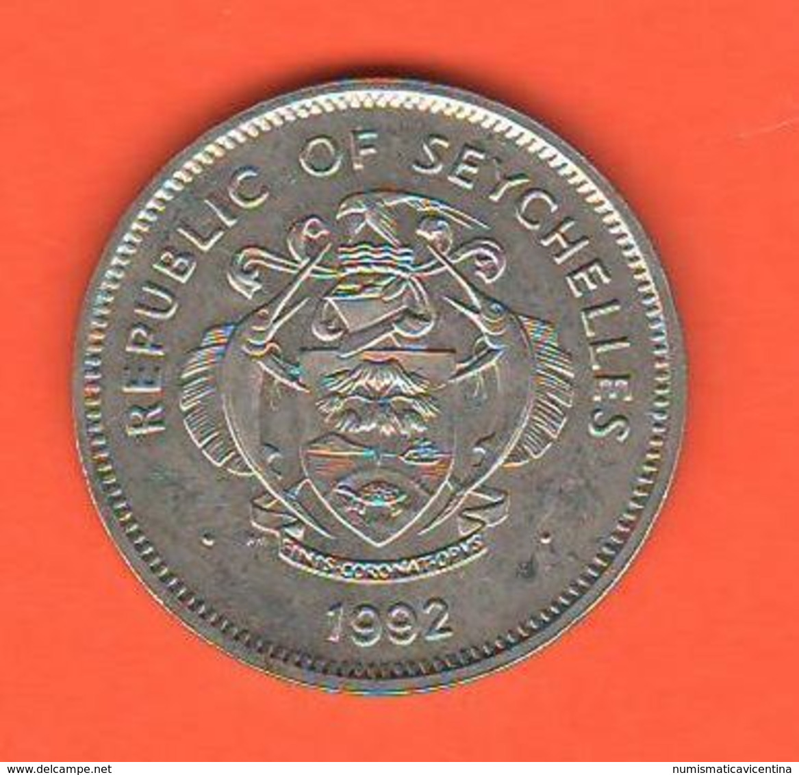 Seychelles One Rupee 1992 Rupia - Seychelles