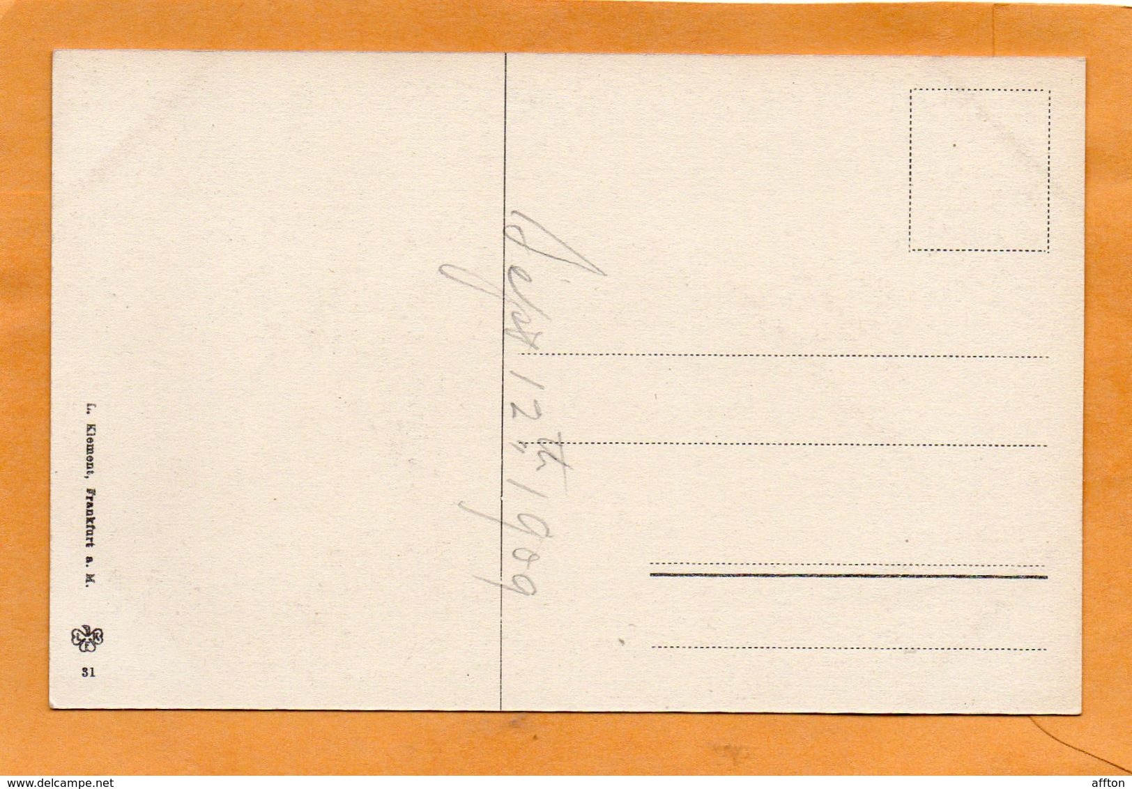Kronberg Im Taunus Germany 1906 Postcard - Kronberg