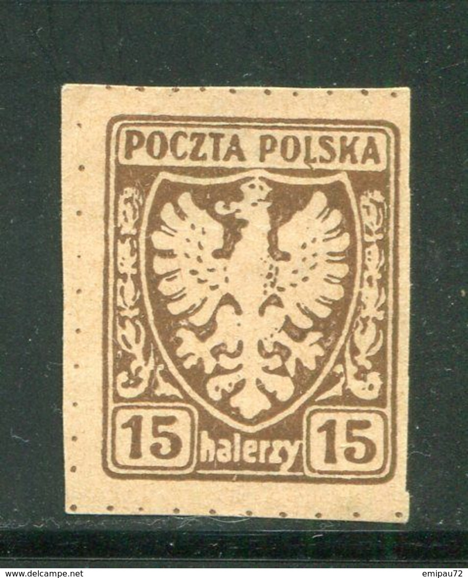 POLOGNE- Y&T N°141- Neuf Avec Charnière * - Nuovi