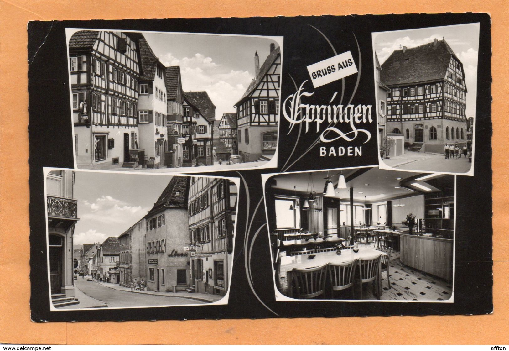 Eppingen Baden Germany 1950 Postcard - Eppingen