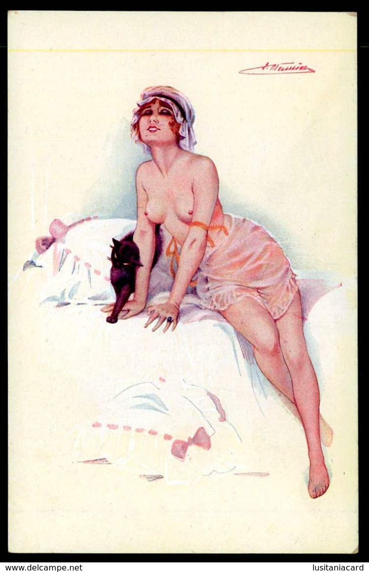 FRANCE - ILLUSTRATEURS - «Suzanne Meunier»- "Volupté". (Ed. L. E. Paris  Nº  312) Carte Postale - Meunier, S.