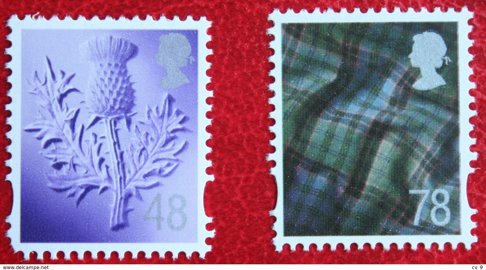 Distel Tartan Scotland (Mi 95-96) 2007 POSTFRIS MNH ** ENGLAND GRANDE-BRETAGNE GB GREAT BRITAIN - Scozia