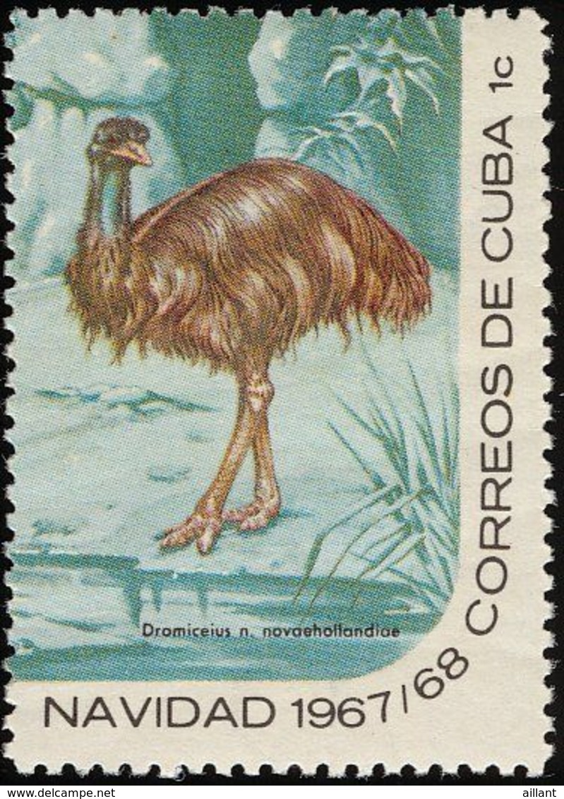 Cuba. 1967.Emeu. Emu   Mint. Neuf** - Straussen- Und Laufvögel