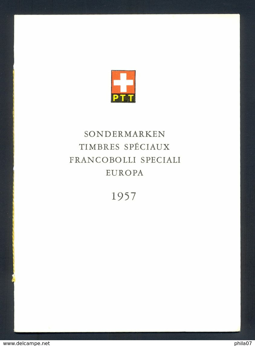 SWITZERLAND - Sondermarken 1957 Timbres Speciaux Francobolli Speciali Europa - Nice Commemorative Cancel 'Europa Woche 1 - 1957