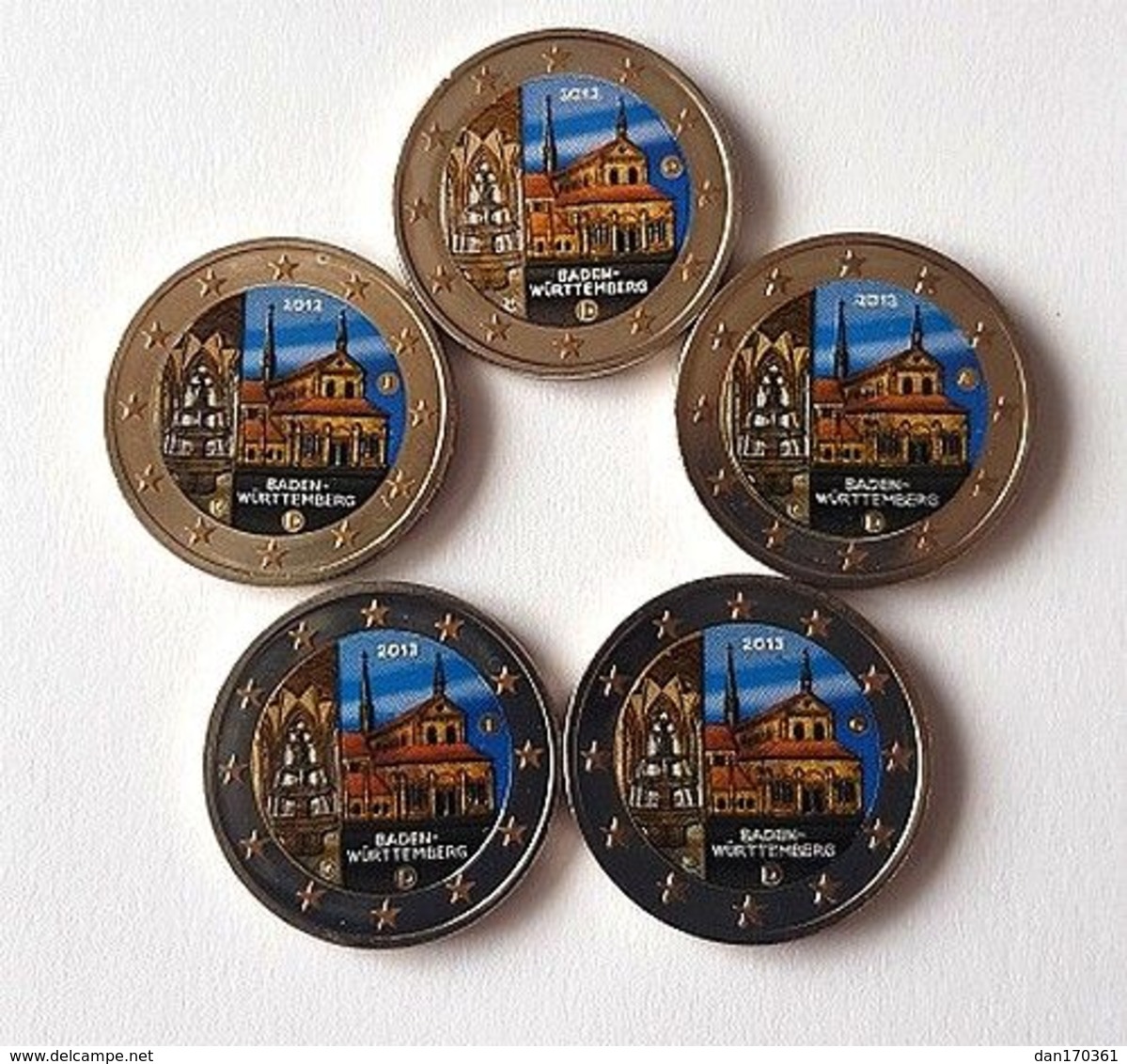 ALLEMAGNE 2013 - LES 5 ATELIERS - BADEN -  2 EUROS COMMEMORATIVE  -  VERSION COULEUR - Germany