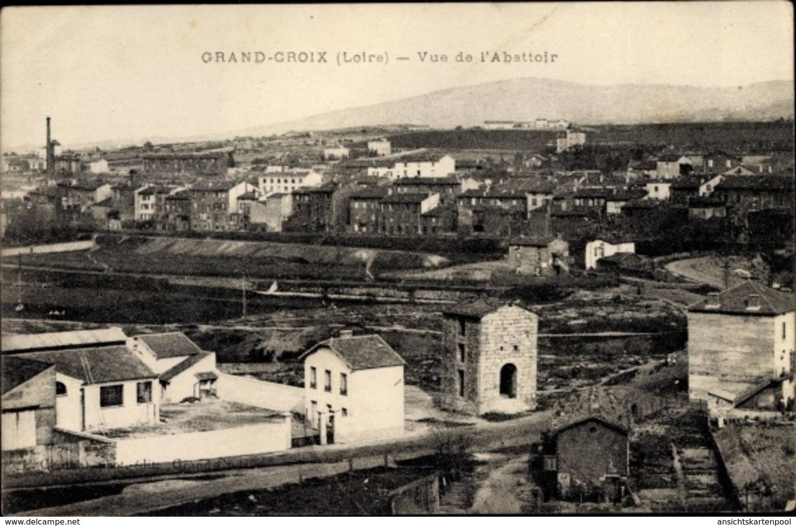 Cp Grand Croix Loire, Vue De L'Abattoir - Autres & Non Classés