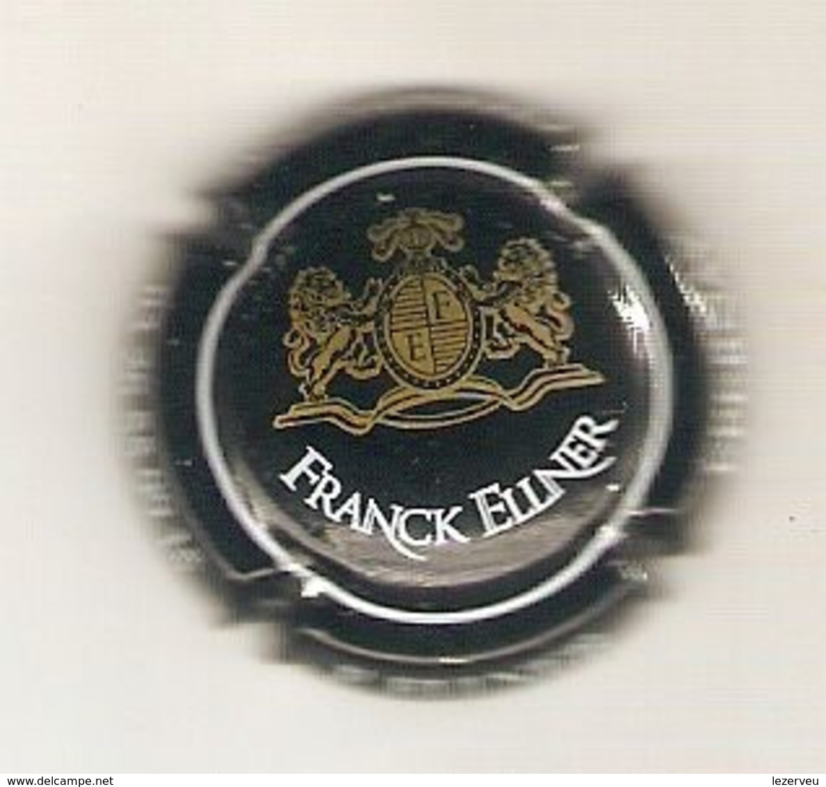 CAPSULE MUSELET CHAMPAGNE FRANCK  ELLNER  (OR ET BLANC SUR NOIR) - Heidsieck, Charles