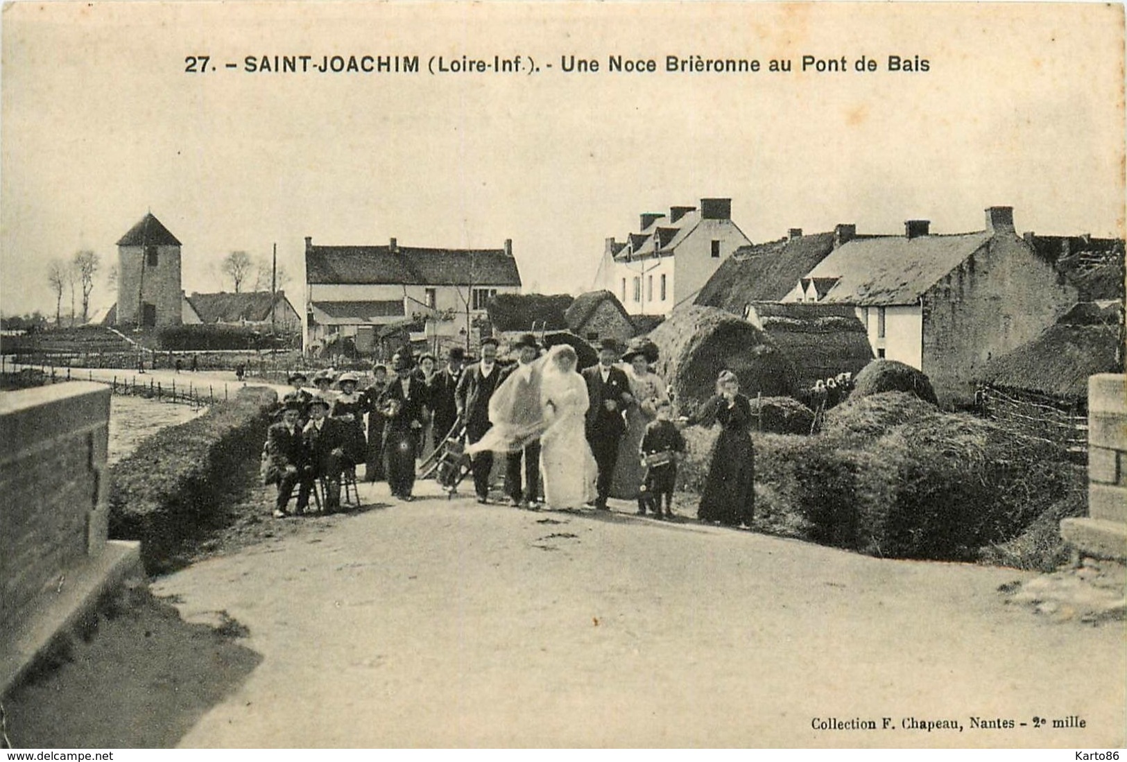 St Joachim * Une Noce Brièronne Au Pont De Bais - Saint-Joachim