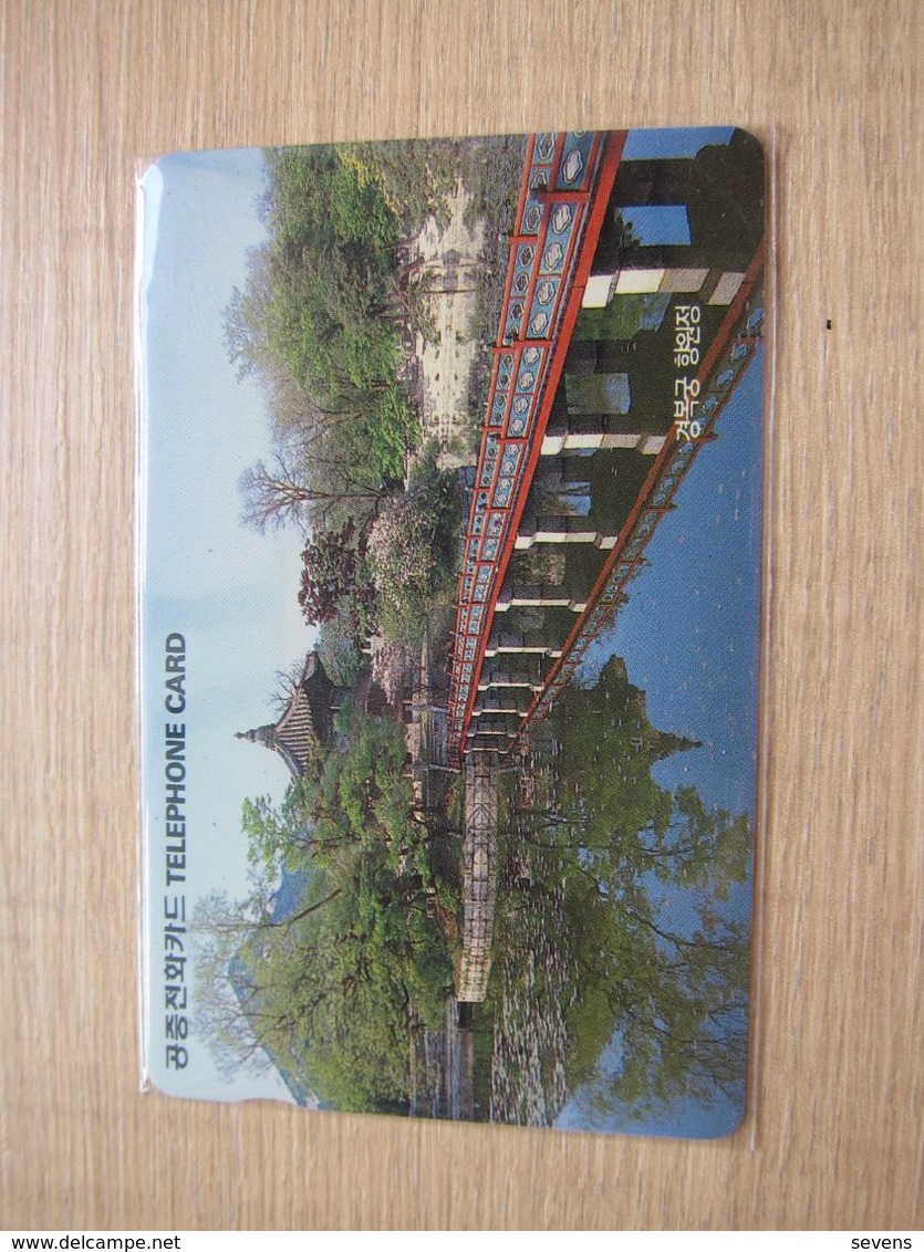 Autelca Phonecard,Park And Bridge,used - Corée Du Sud