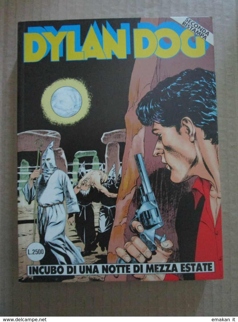 # DYLAN DOG SECONDA  RISTAMPA N 36 / INCUBO DI UNA NOTTE DI MEZZA ESTATE  - OTTIMO - Dylan Dog