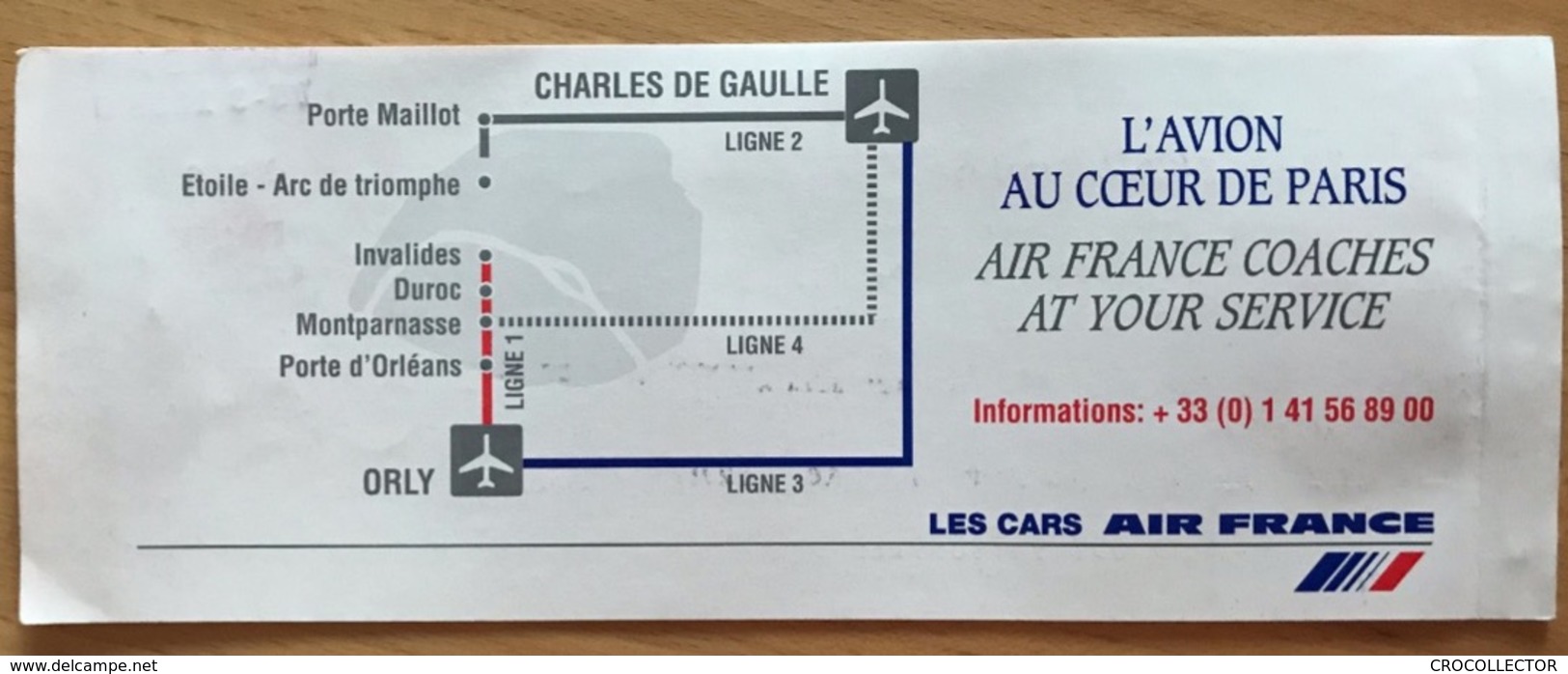 AIR FRANCE TICKET 21OCT97 VENICE NICE PERPIGNAN MONTPELLIER NICE - Tickets