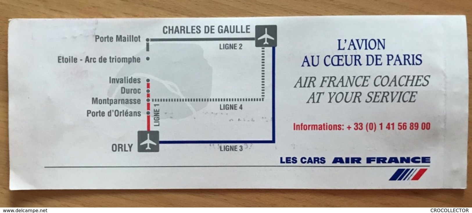 AIR FRANCE TICKET 22JAN99 VENICE PARIS LISBON PARIS VENICE - Tickets