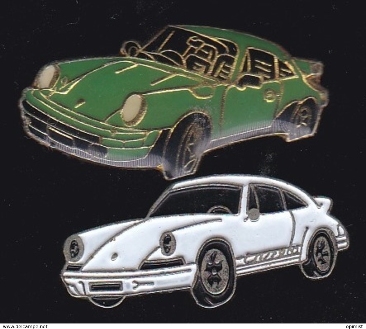 66202-Lot De 2 Pin's.Automobiles Porsche. - Porsche