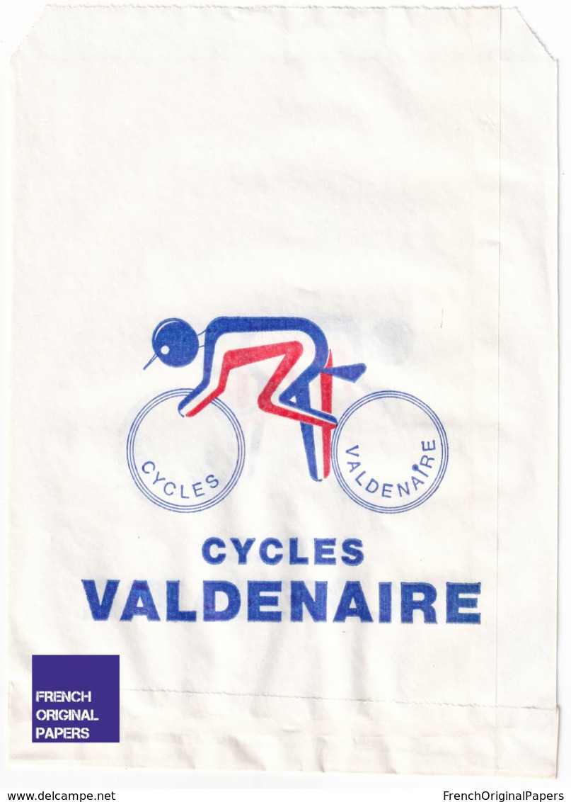 Rare Pochette Papier Cycles Valdenaire - Remiremont Vosges - Thèmes Publicité Vélo Cycle Cycliste Sport Ephemera GF1 - Collections