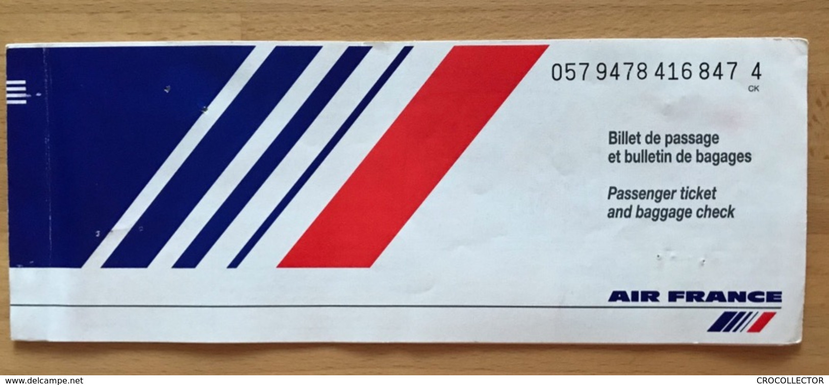 AIR FRANCE TICKET 27OCT97 NICE VENICE - Biglietti