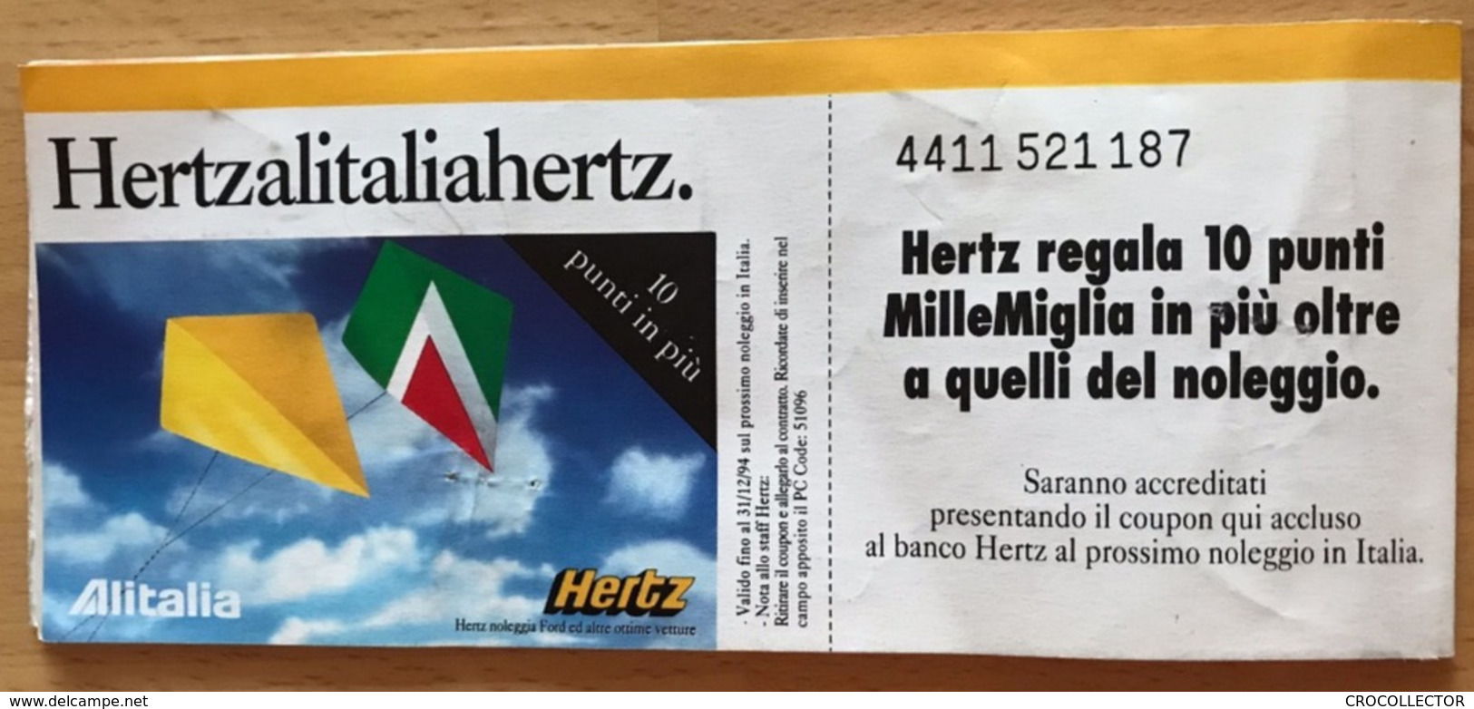 ALITALIA TICKET 21JUL98 TRIESTE MILAN BARCELONA PALMA DE MALLORCA BARCELONA - Biglietti