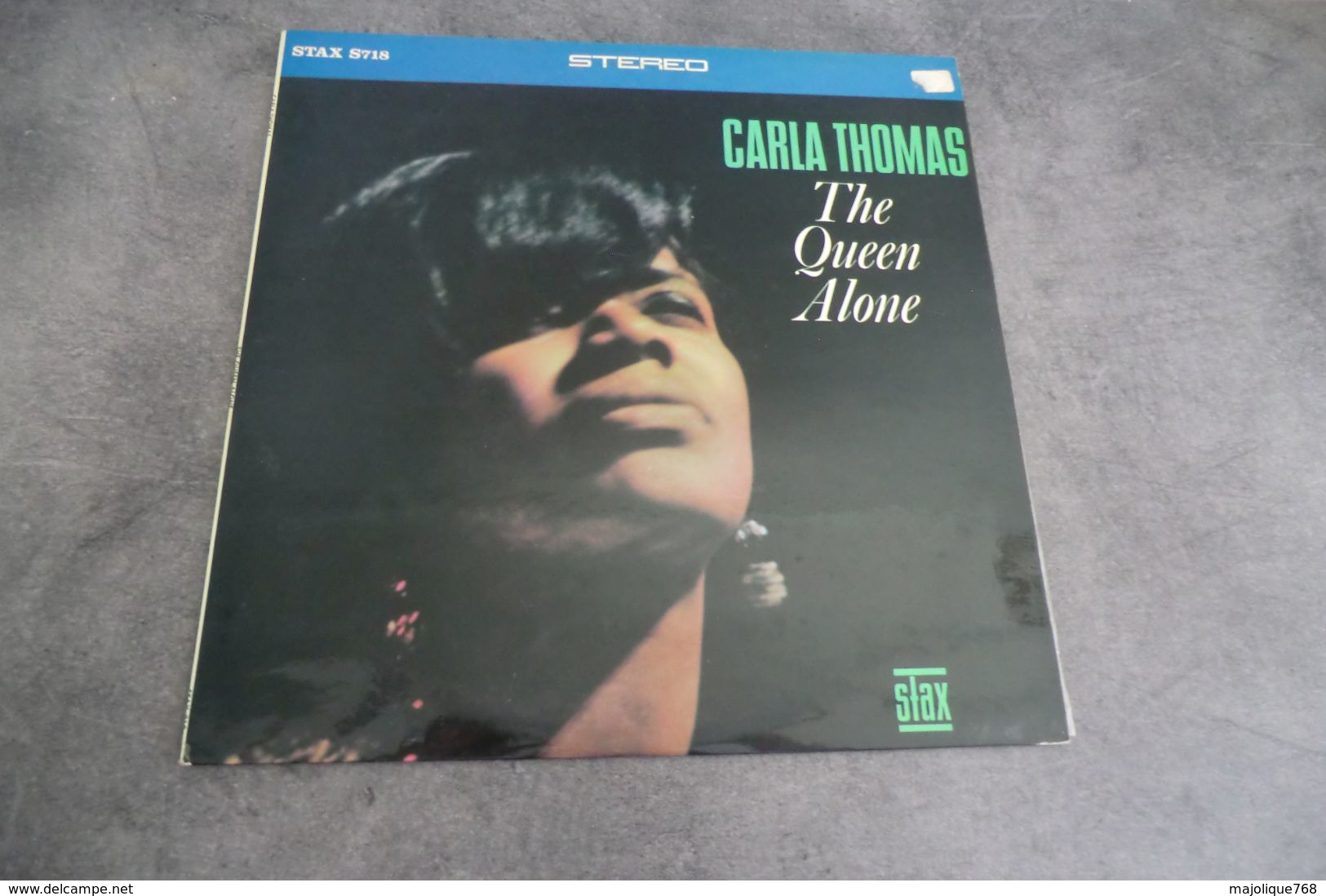 Disque - Carla Thomas - The Queen Alone - Atlantic STAX S 718 - 1967 - Germanie - - Soul - R&B