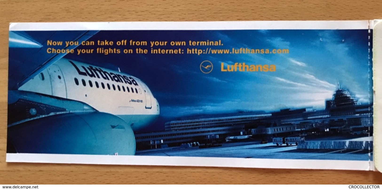 LUFTHANSA TICKET 13JUL98 ROME NICE ROME - Biglietti