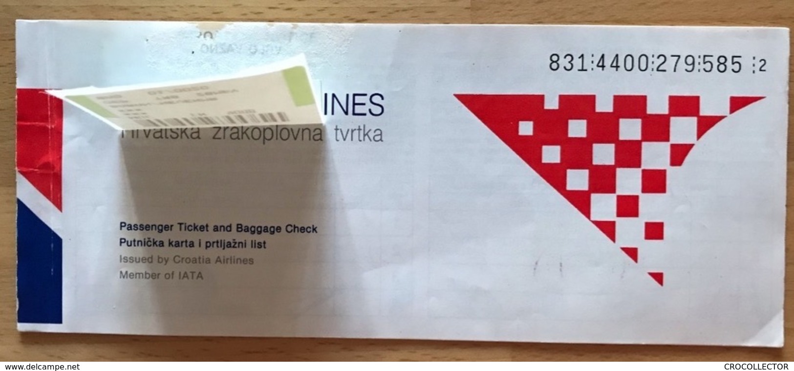 CROATIA AIRLINES TICKET 26MAY98 TRIESTE MUNICH COPENHAGEN MUNICH TRIESTE - Biglietti