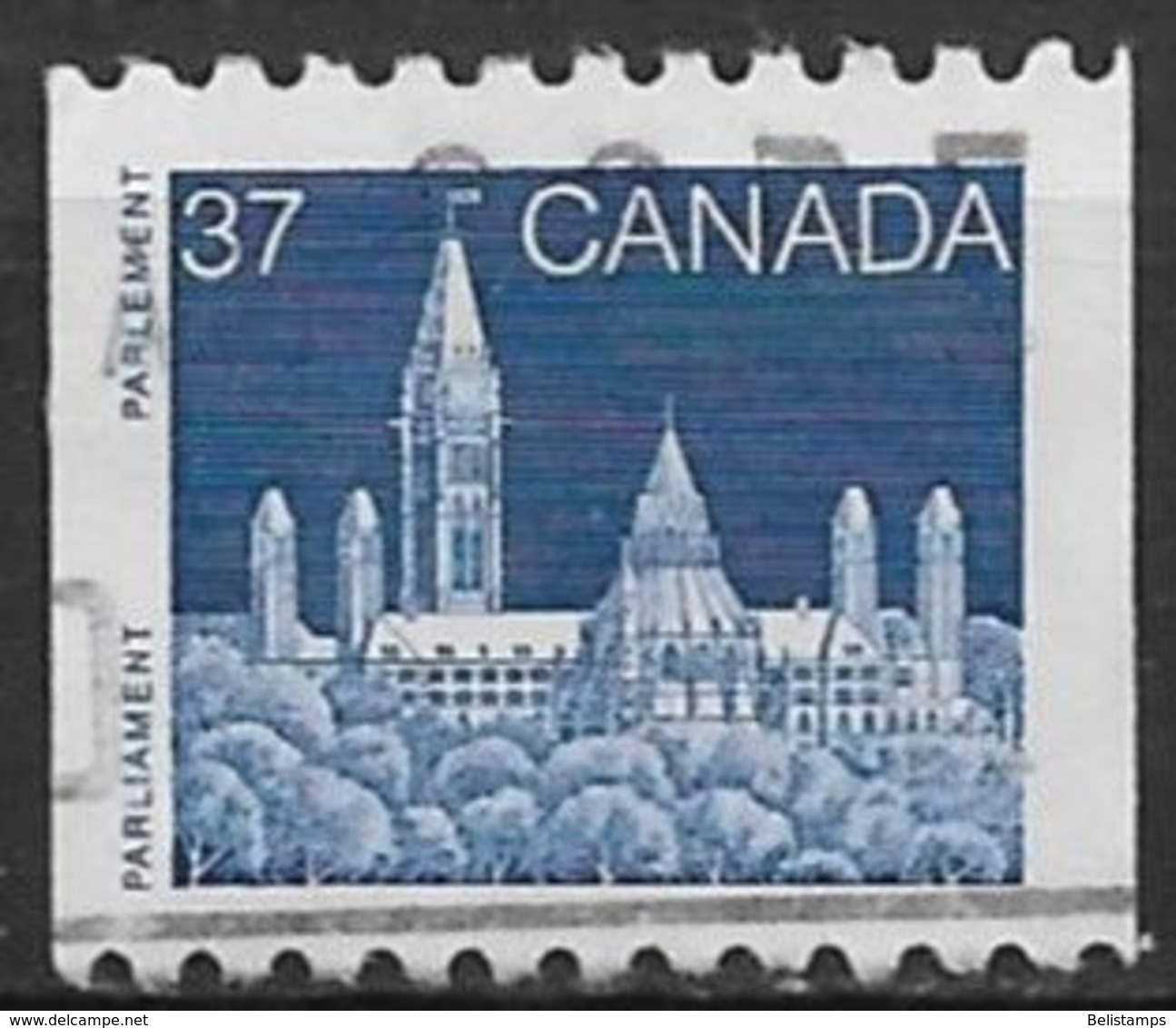 Canada 1988. Scott #1194 (U) Parliament, Library  *Complete Issue* - Coil Stamps