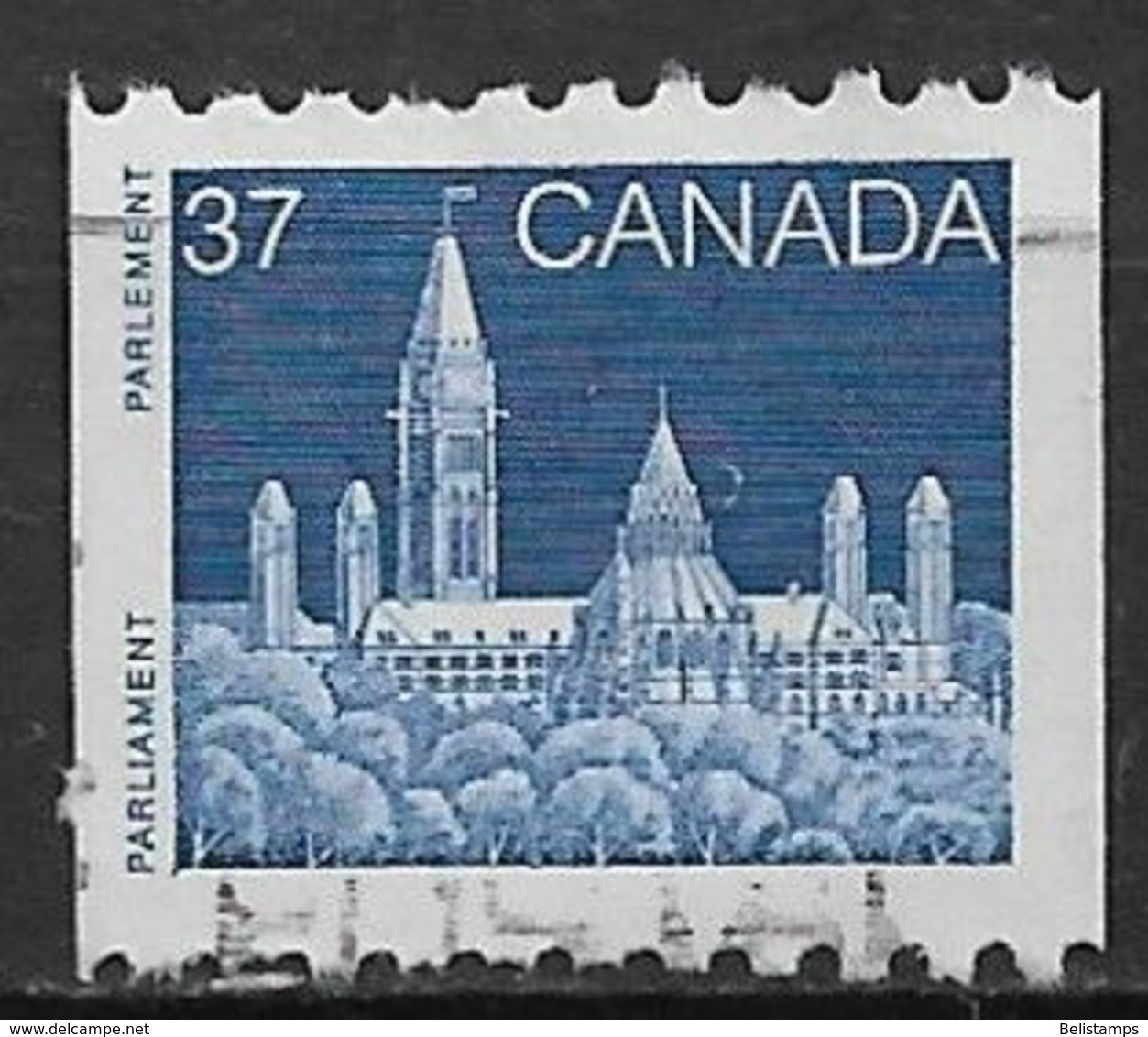 Canada 1988. Scott #1194 (U) Parliament, Library  *Complete Issue* - Coil Stamps