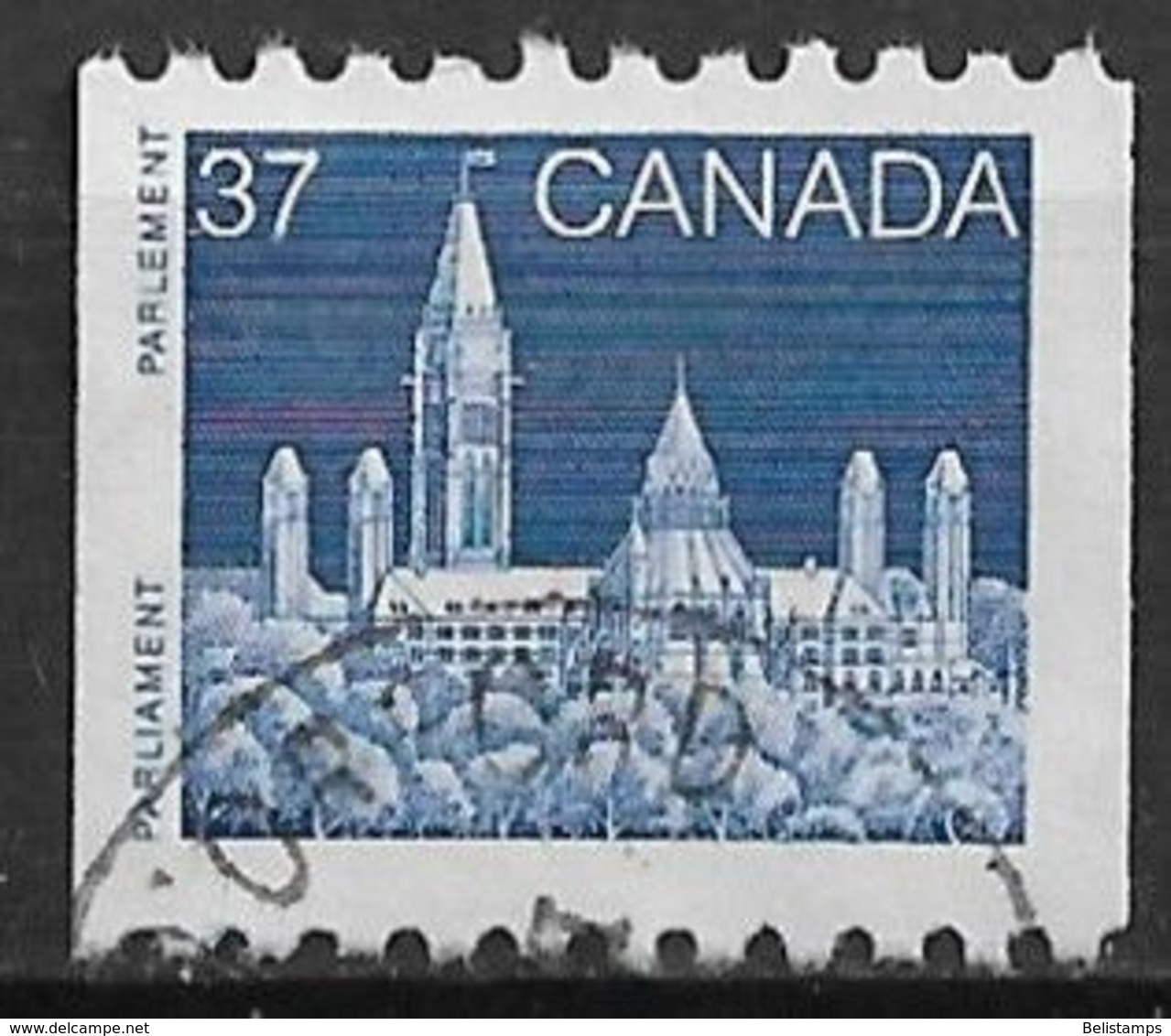 Canada 1988. Scott #1194 (U) Parliament, Library  *Complete Issue* - Markenrollen