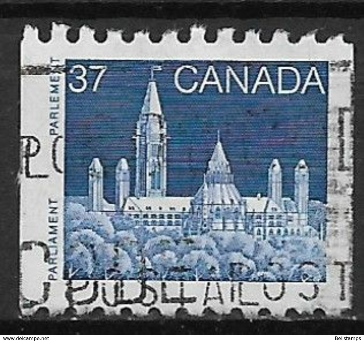 Canada 1988. Scott #1194 (U) Parliament, Library  *Complete Issue* - Coil Stamps