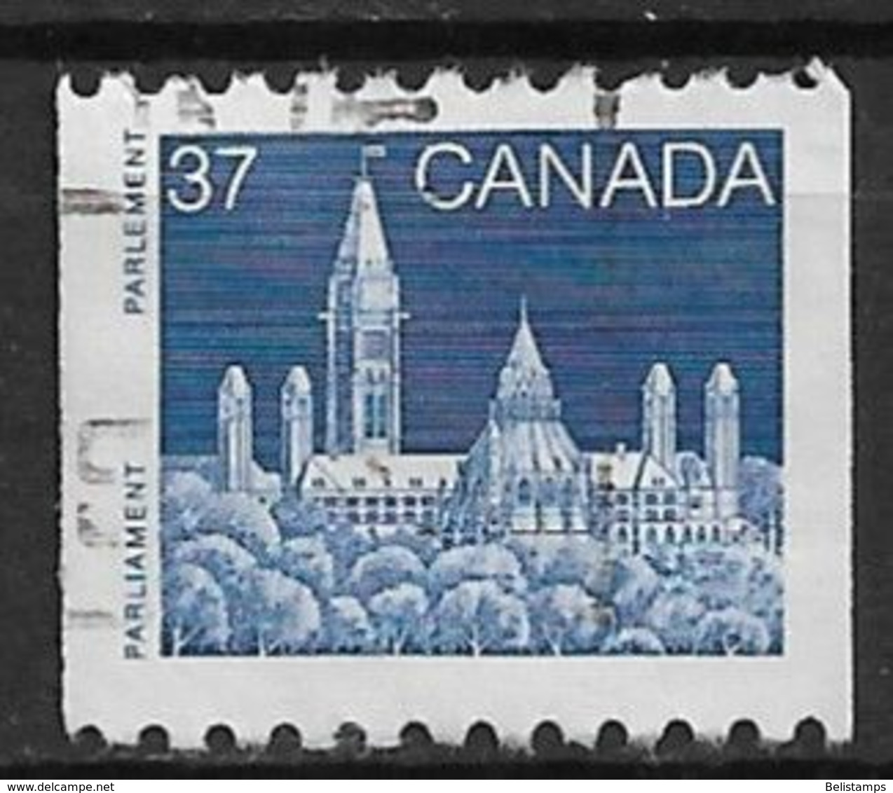 Canada 1988. Scott #1194 (U) Parliament, Library  *Complete Issue* - Coil Stamps