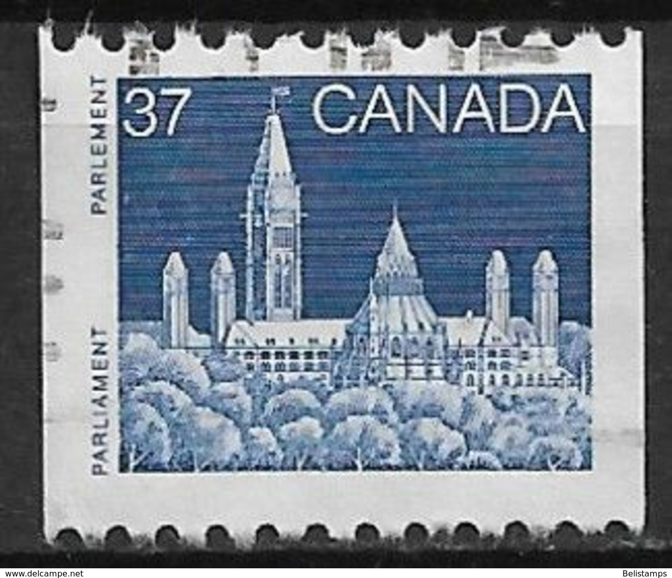 Canada 1988. Scott #1194 (U) Parliament, Library  *Complete Issue* - Coil Stamps