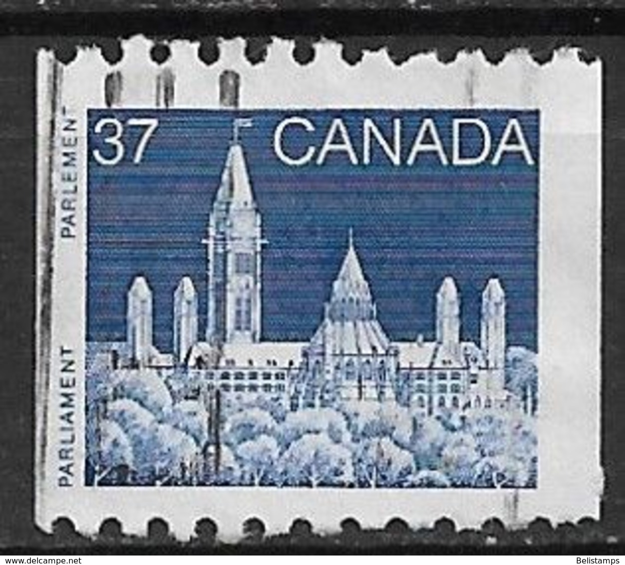 Canada 1988. Scott #1194 (U) Parliament, Library  *Complete Issue* - Markenrollen