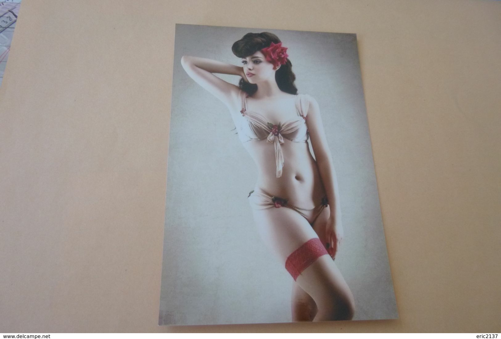 BELLE REPRODUCTION PHOTO ....BELLE JEUNE FEMME EN LINGERIE  SEXY... - Pin-Up