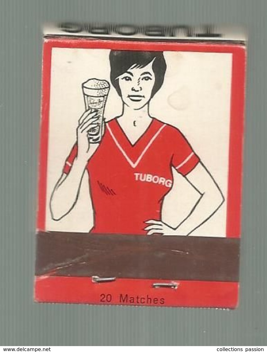 Boite D'allumettes , Pochette, BASTOS Racing Team , TUBORG , Sport Automobile, 2 Scans - Matchboxes